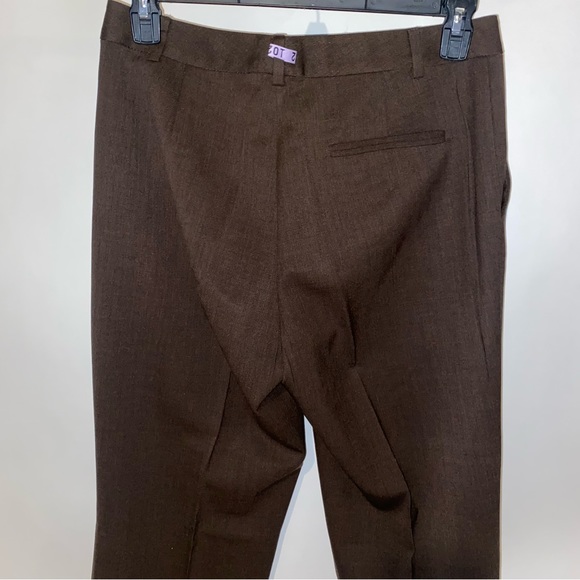 Ralph Lauren Womens Dress Pants Slacks Size 8 Brown Solid Wool Lycra Waist‎ 32" - Picture 10 of 14